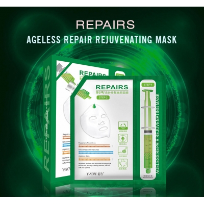 Ageless Repair Rejuvenating Silk Sheet Face Mask Hot Sale Beauty Anti-Wrinkle Deep Dry Smoothing Sleeping Facial Mask 
