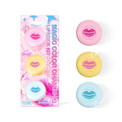 Beauty Host Magic Color Changing Lipstick Kit 3pcs