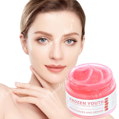  Beauty Host Frozen Youth-Peach Elasticity Restore Mousse Cream