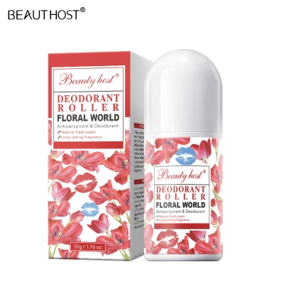 Beauty Host Floral World Deodorant Roller 